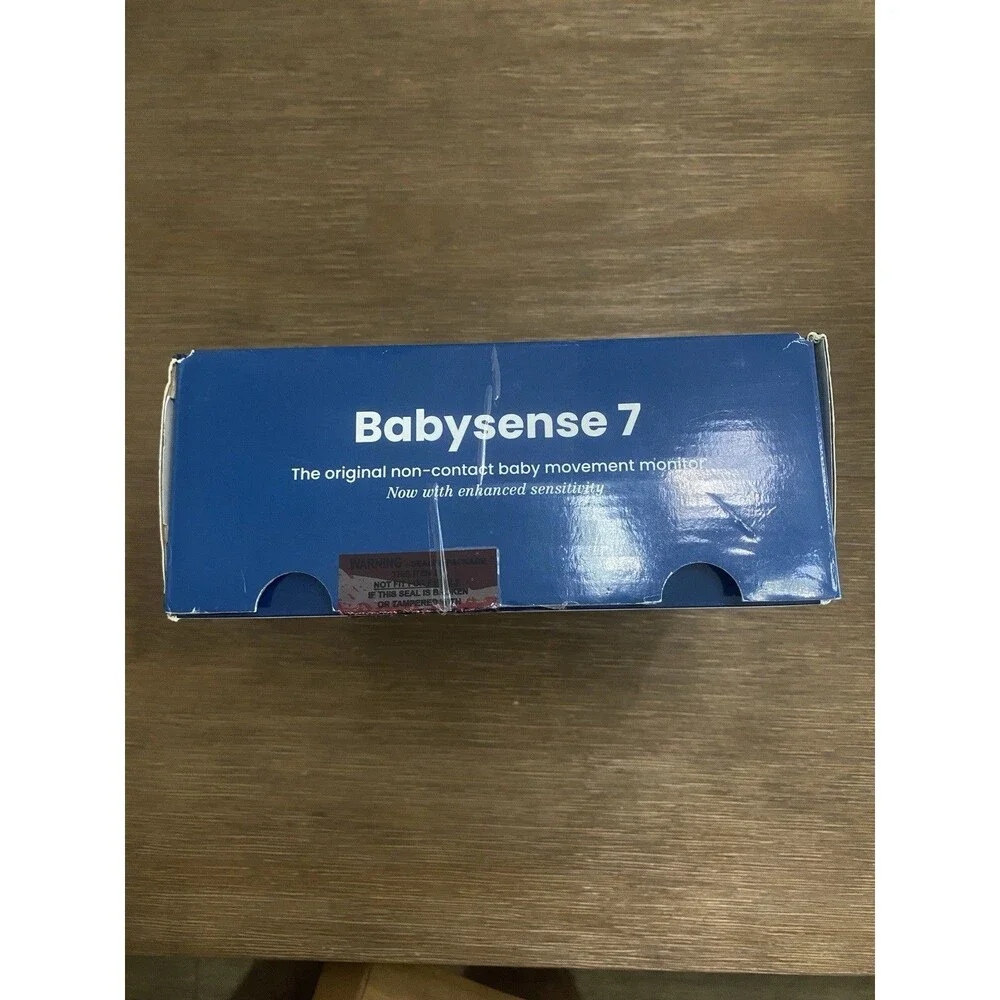 BabySense 7 Movement Baby Monitor - White (BSN-BS7) - New Open Box